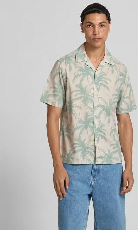 Only & Sons regular fit vrijetijdsoverhemd van leinen-baumwoll-mix model 'CAIDEN' - Foto 2