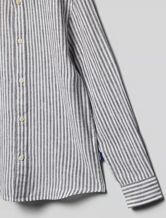 Only & Sons regular fit vrijetijdsoverhemd van mix van katoen en linnen model 'CAIDEN'