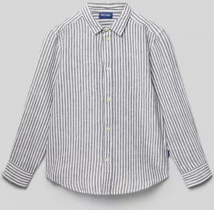 Only & Sons regular fit vrijetijdsoverhemd van mix van katoen en linnen model 'CAIDEN' - Foto 2