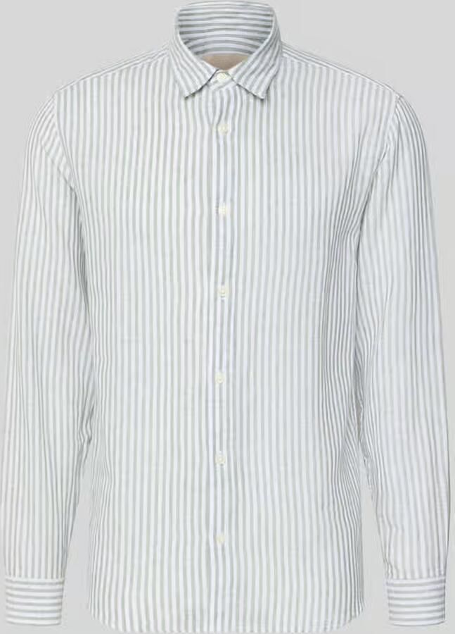 Only & Sons regular fit vrijetijdsoverhemd van mix van katoen en linnen model 'CAIDEN' - Foto 2