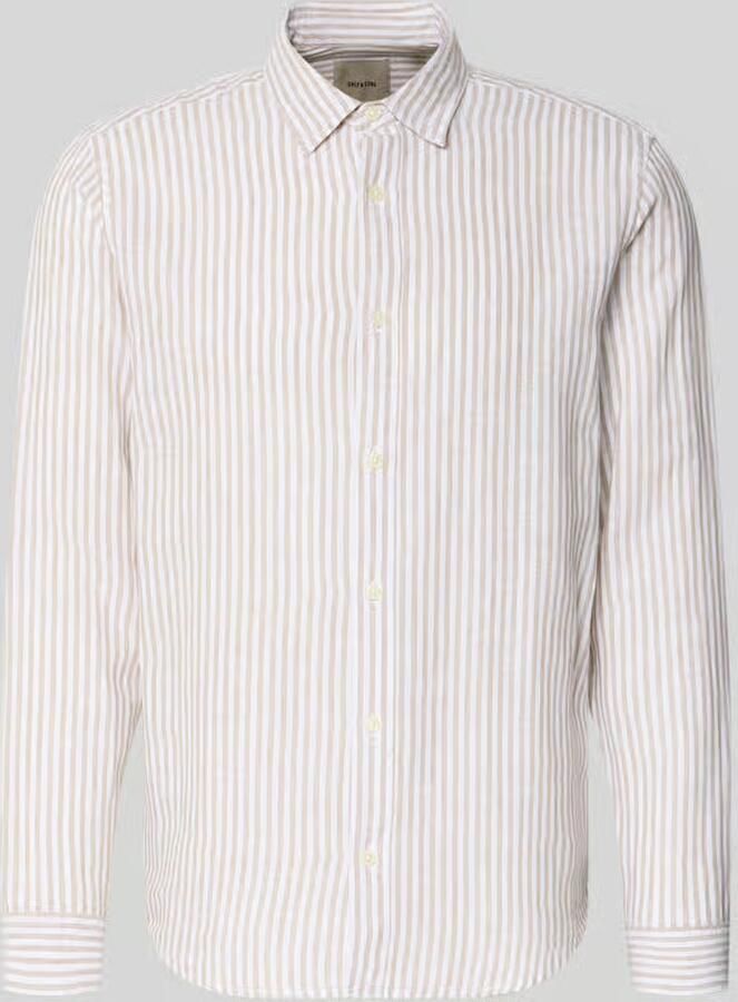Only & Sons regular fit vrijetijdsoverhemd van mix van katoen en linnen model 'CAIDEN' - Foto 8