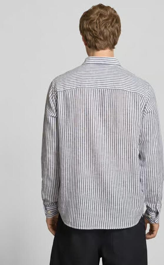 Only & Sons regular fit vrijetijdsoverhemd van mix van katoen en linnen model 'CAIDEN' - Foto 13