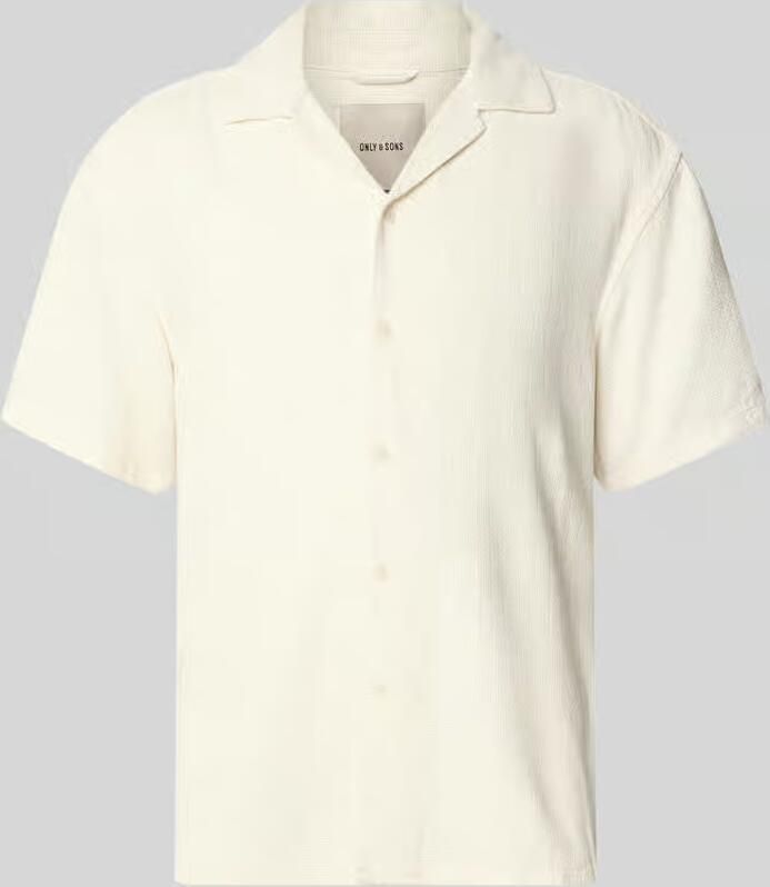Only & Sons regular fit vrijetijdsoverhemd van mix van viscose en linnen model 'LATHAM' - Foto 3