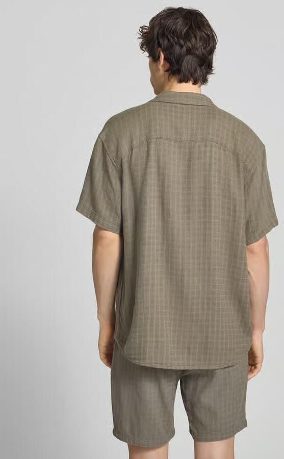Only & Sons regular fit vrijetijdsoverhemd van mix van viscose en linnen model 'LATHAM' - Foto 5