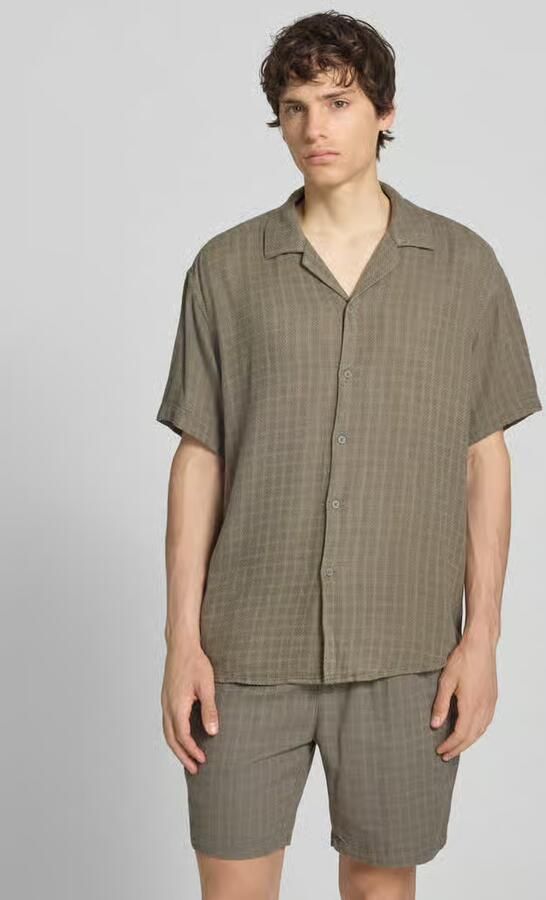 Only & Sons regular fit vrijetijdsoverhemd van mix van viscose en linnen model 'LATHAM' - Foto 6