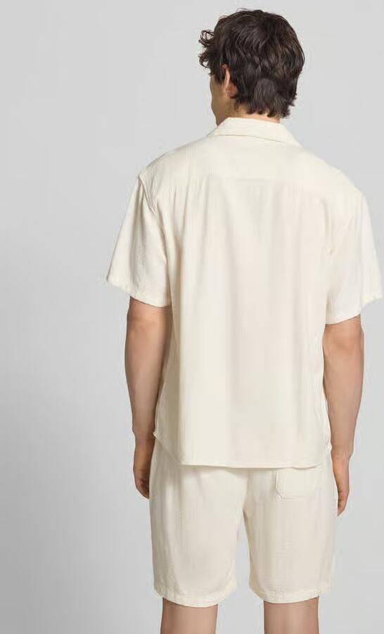 Only & Sons regular fit vrijetijdsoverhemd van mix van viscose en linnen model 'LATHAM' - Foto 5