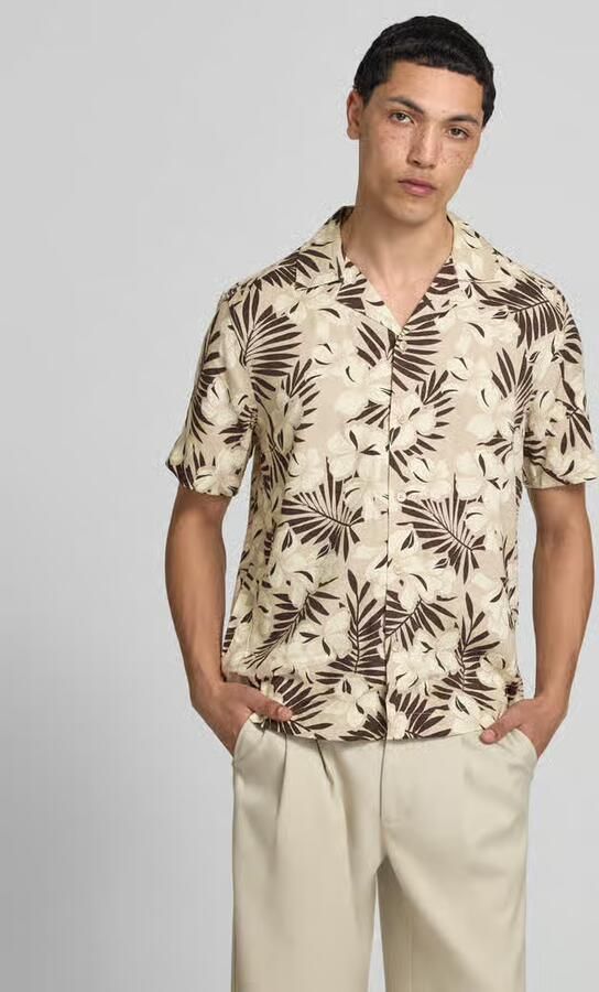 Only & Sons regular fit vrijetijdsoverhemd van pure viscose model 'DASH' - Foto 3