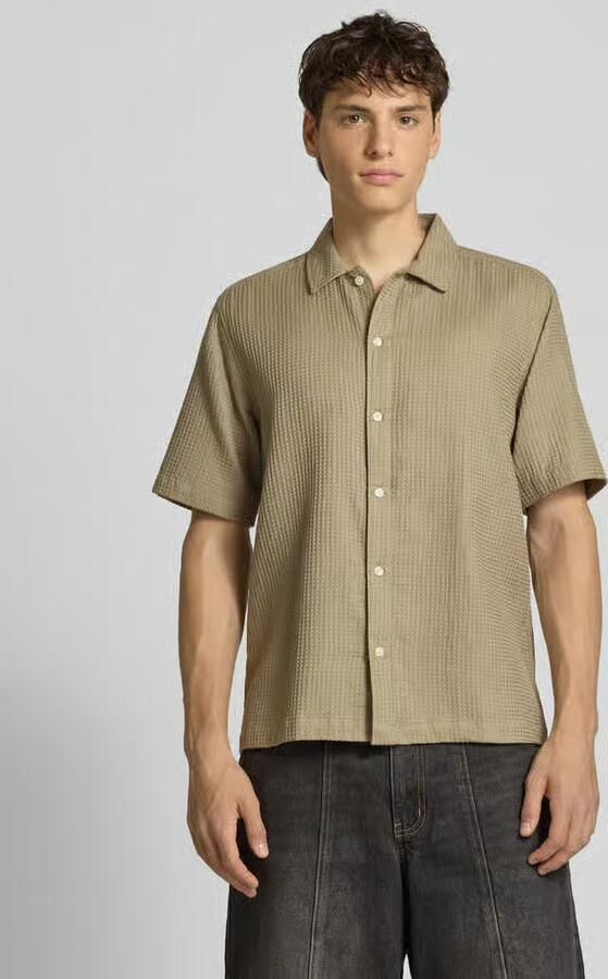 Only & Sons Regular fit vrijetijdsoverhemd van puur katoen - Foto 3