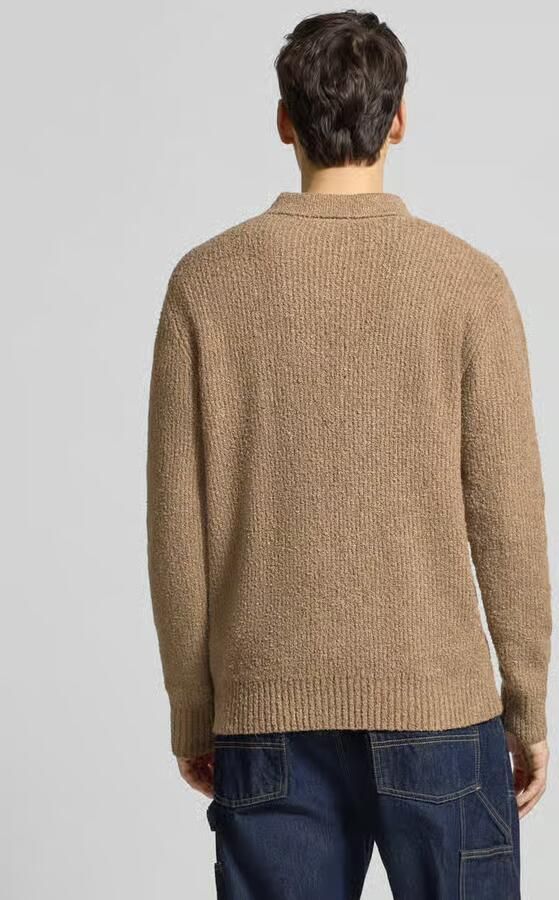 Only & Sons Relaxed fit gebreide polo van katoenmix model 'DALE LIFE'