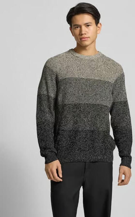Only & Sons Relaxed fit gebreide pullover van puur katoen model 'BIRK' - Foto 4
