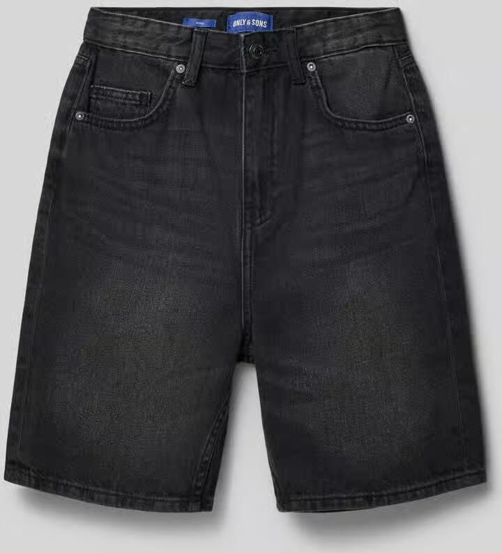 Only & Sons relaxed fit korte jeans van puur katoen model 'CARL' - Foto 2