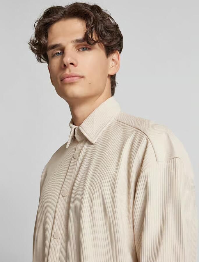 Only & Sons Relaxed fit overhemdjack met plissévouwen model 'KARI'
