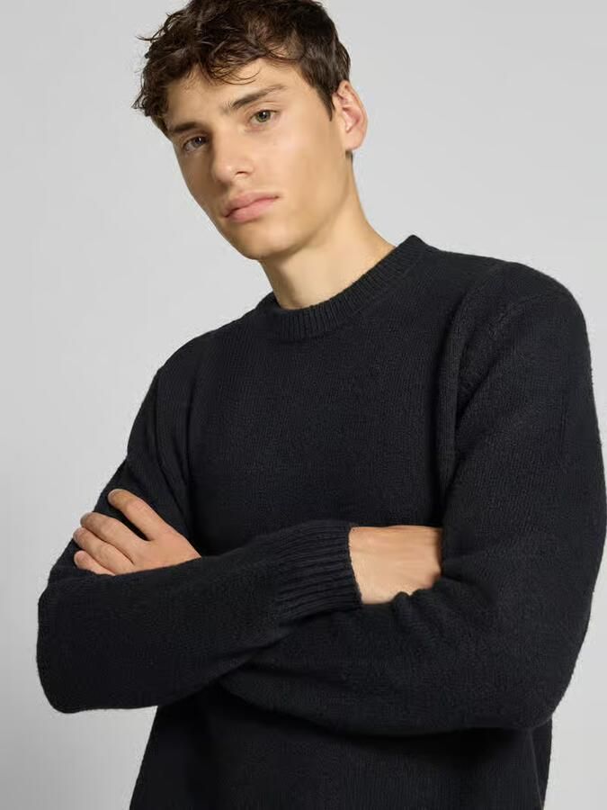 Only & Sons Relaxed fit pullover van katoenmix met wol model 'JAMES' - Foto 2