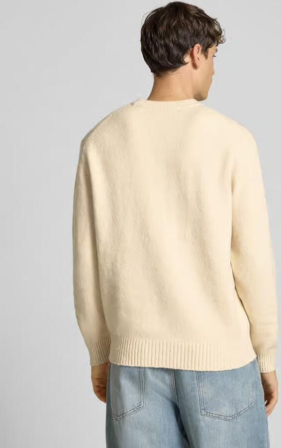 Only & Sons Relaxed fit pullover van katoenmix met wol model 'JAMES' - Foto 7