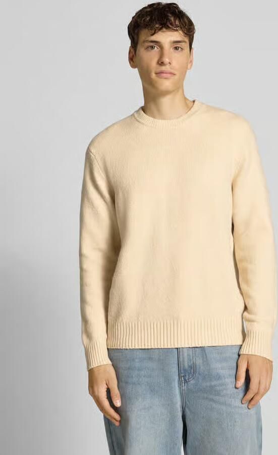 Only & Sons Relaxed fit pullover van katoenmix met wol model 'JAMES' - Foto 8