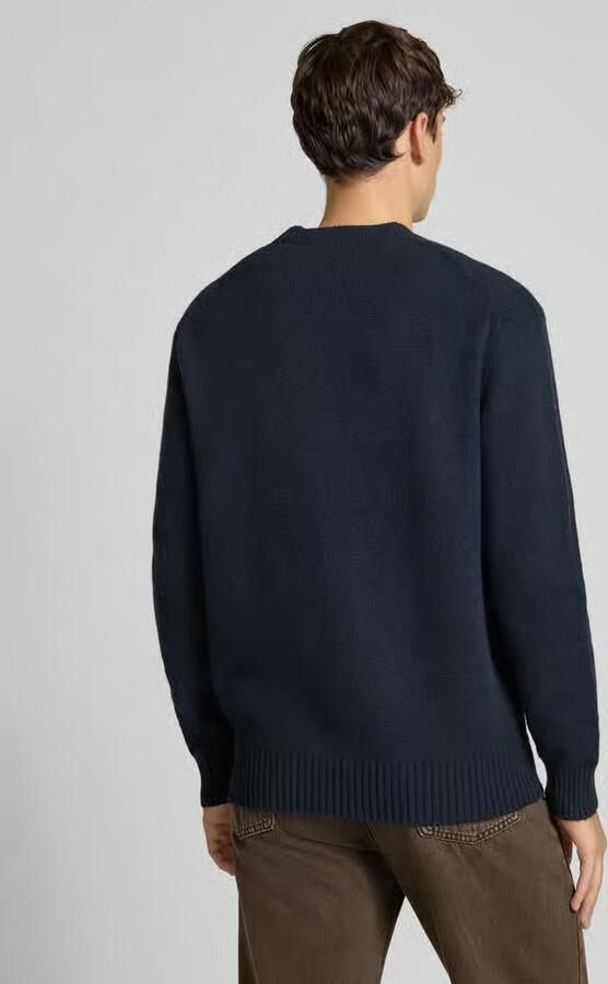 Only & Sons Relaxed fit pullover van katoenmix met wol model 'JAMES' - Foto 6