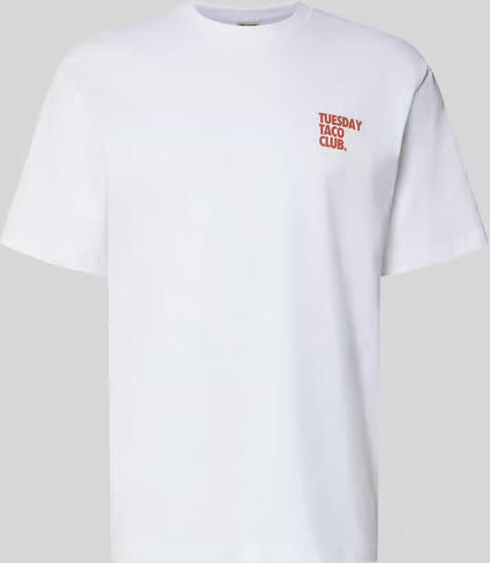 Only & Sons Relaxed fit T-shirt van 100% biologisch katoen model 'FRED' - Foto 5
