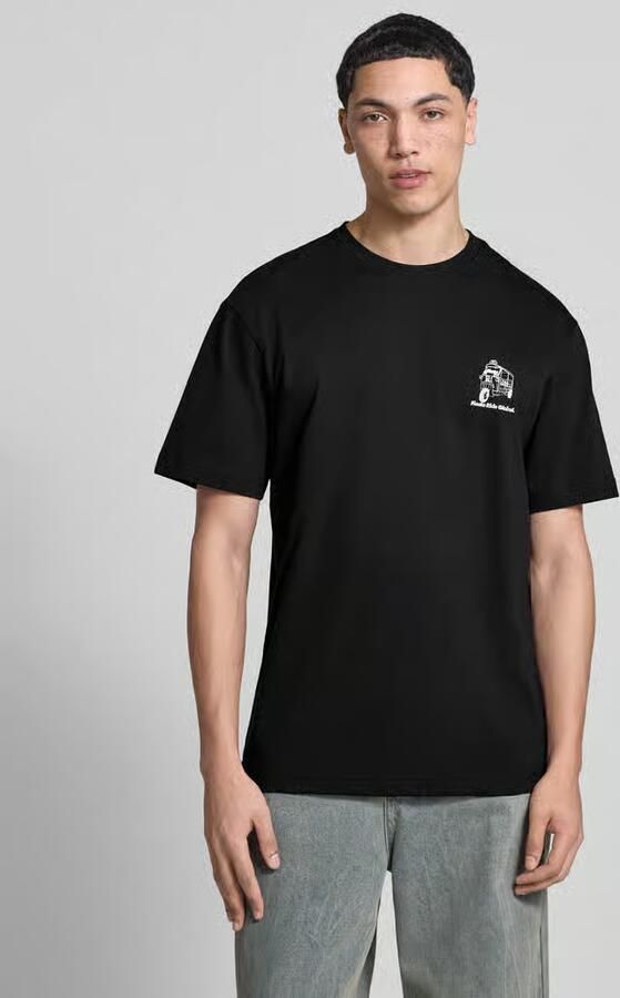 Only & Sons Relaxed fit T-shirt van 100% biologisch katoen model 'FRED' - Foto 5