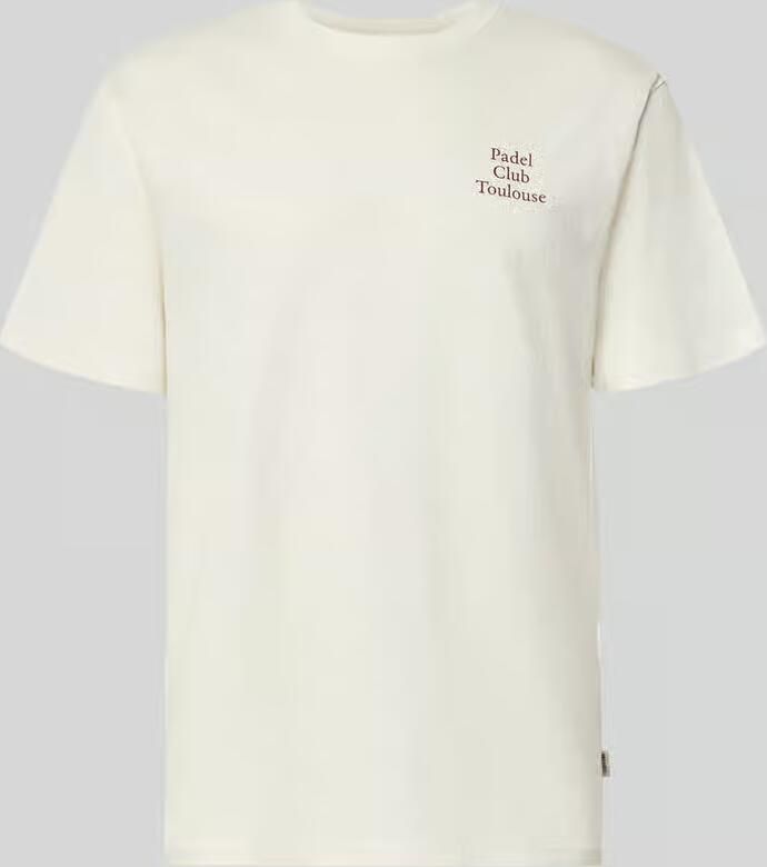 Only & Sons relaxed fit T-shirt van puur katoen model 'CAP' - Foto 3