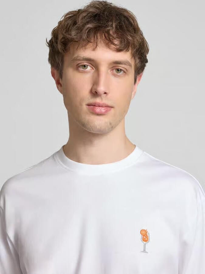 Only & Sons relaxed fit T-shirt van puur katoen model 'FRED'