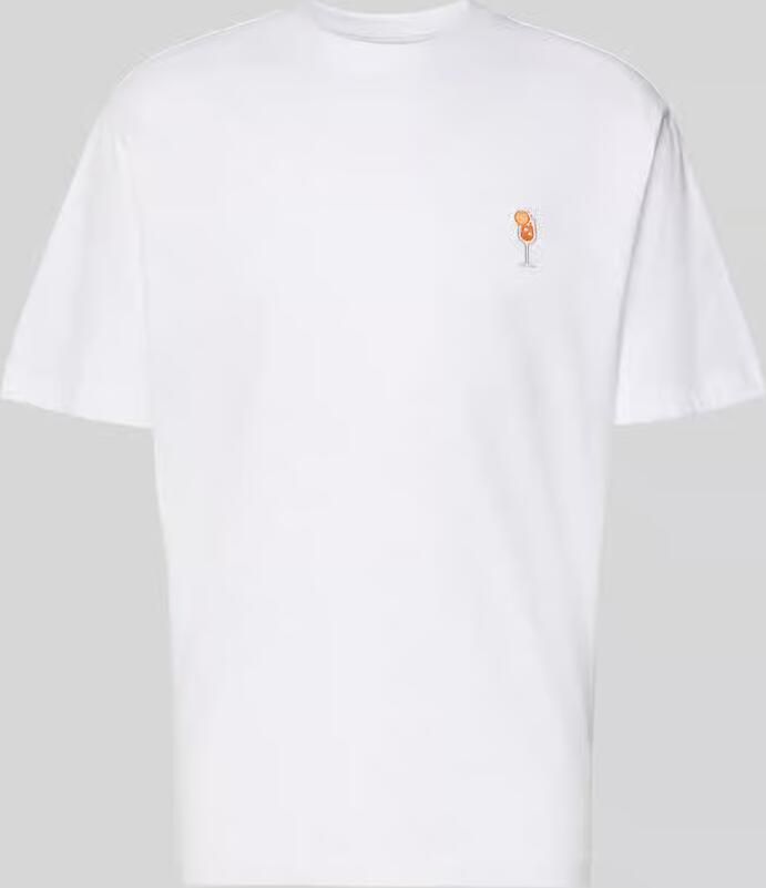 Only & Sons relaxed fit T-shirt van puur katoen model 'FRED' - Foto 2