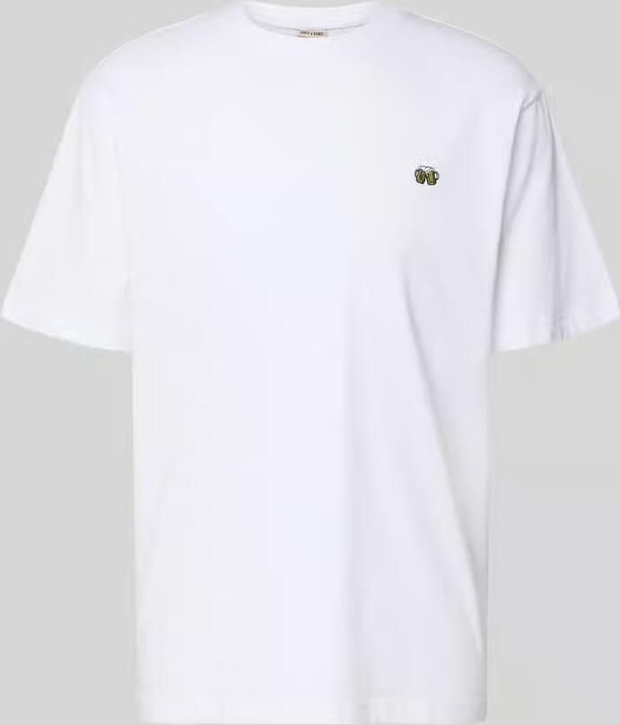 Only & Sons relaxed fit T-shirt van puur katoen model 'FRED' - Foto 2