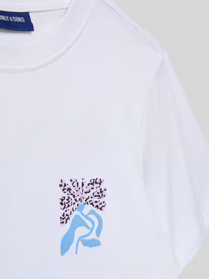 Only & Sons relaxed fit t-shirt van puur katoen model 'MEMPHIS' - Foto 4
