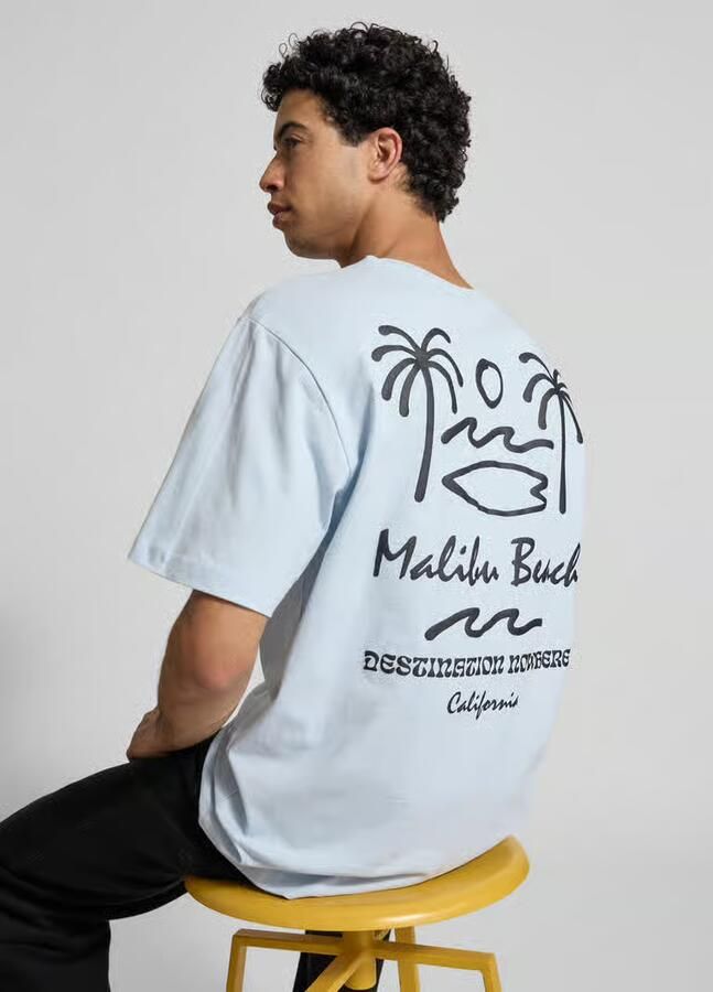 Only & Sons relaxed fit T-shirt van puur katoen model 'MILO'
