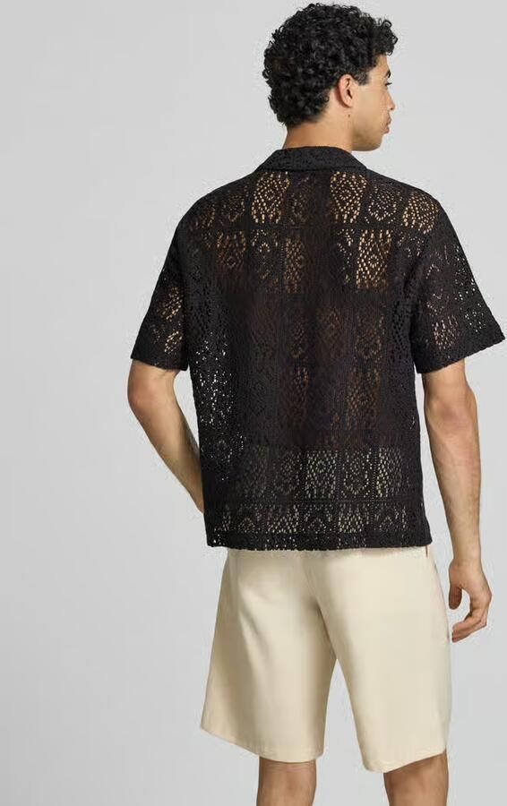 Only & Sons relaxed fit vrijetijdsoverhemd van katoenmix model 'AVON' - Foto 4