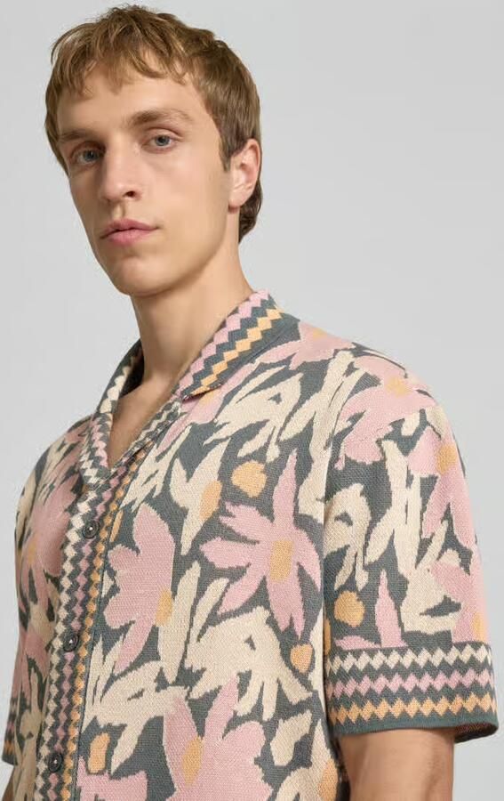 Only & Sons Relaxed fit vrijetijdsoverhemd met resortkraag model 'DUKE'