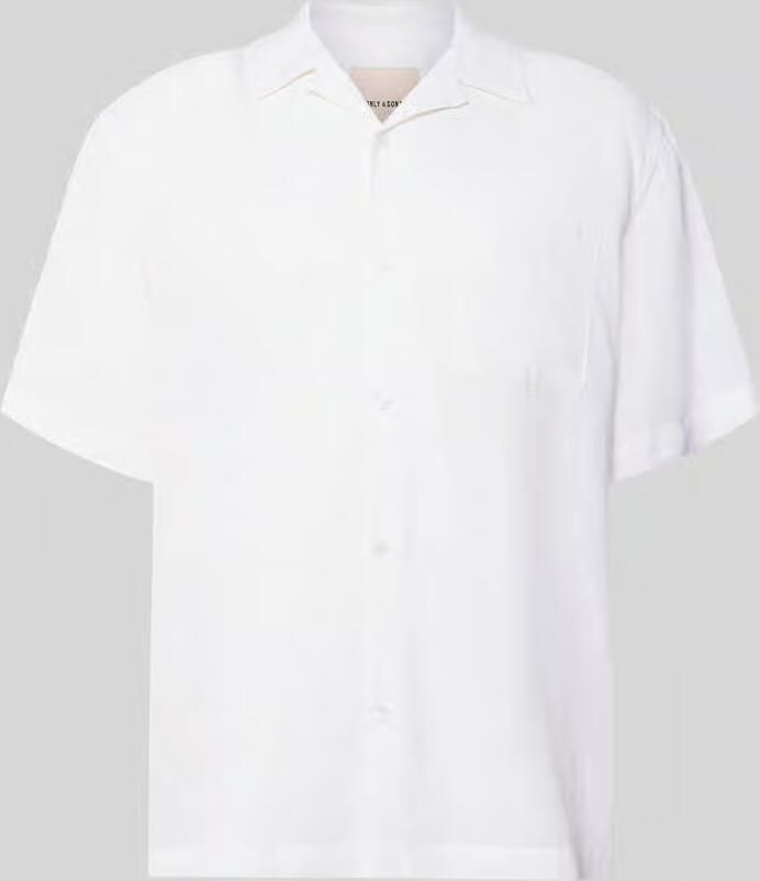 Only & Sons relaxed fit vrijetijdsoverhemd van mix van linnen en viscose model 'LAURENCE' - Foto 2