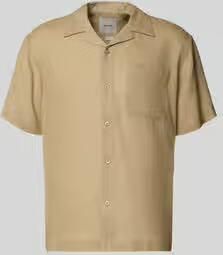 Only & Sons relaxed fit vrijetijdsoverhemd van mix van linnen en viscose model 'LAURENCE'