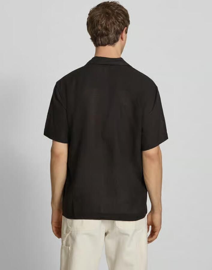 Only & Sons relaxed fit vrijetijdsoverhemd van mix van linnen en viscose model 'LAURENCE'