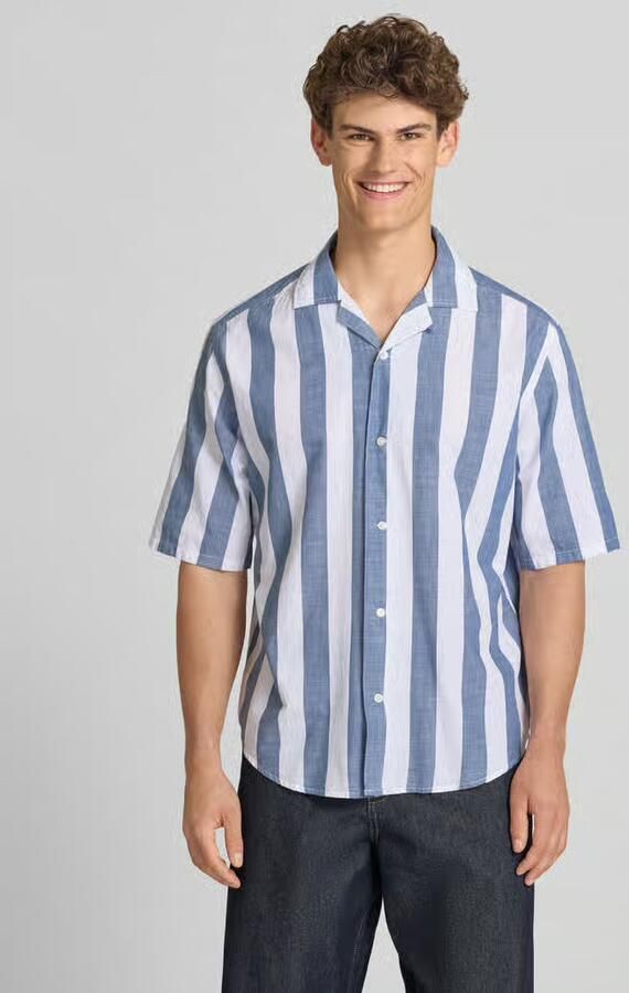 Only & Sons relaxed fit vrijetijdsoverhemd van puur katoen model 'TES' - Foto 4