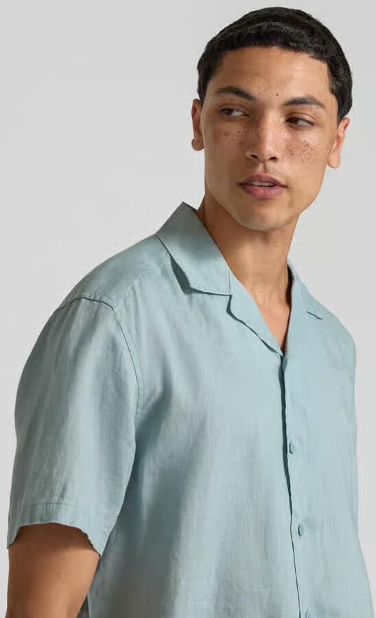 Only & Sons relaxed fit vrijetijdsoverhemd van puur linnen model 'FLYNN'