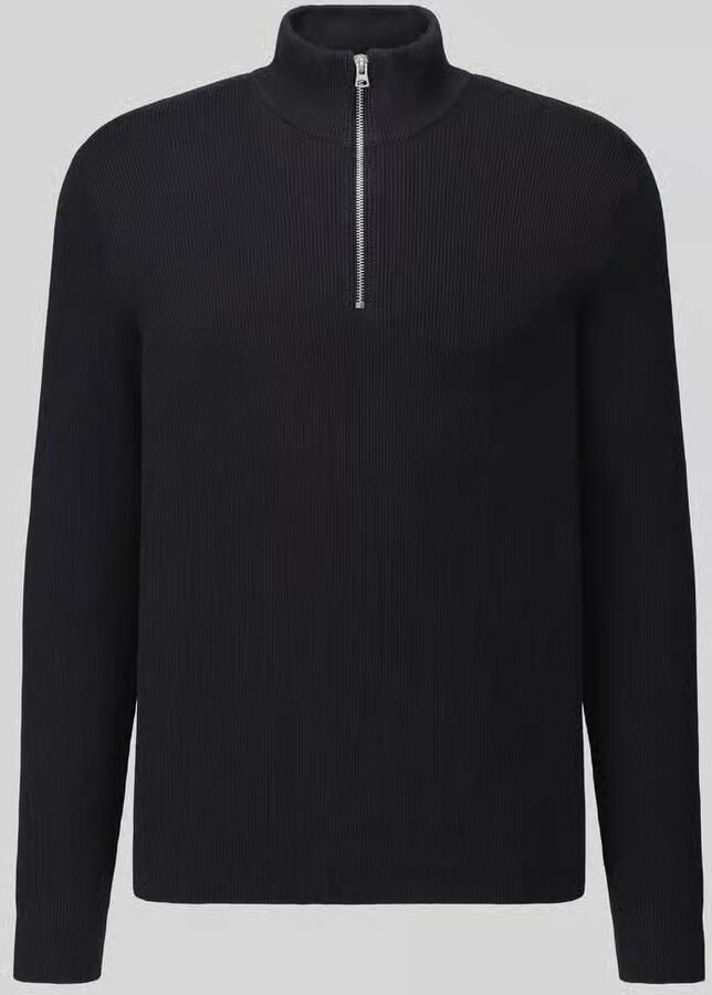 Only & Sons Regular fit gebreide pullover met opstaande kraag model 'PHIL' - Foto 3