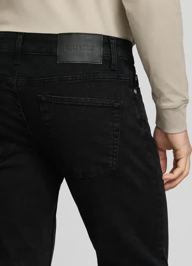 Only & Sons Slim fit jeans van katoenmix model 'LOOM' - Foto 2