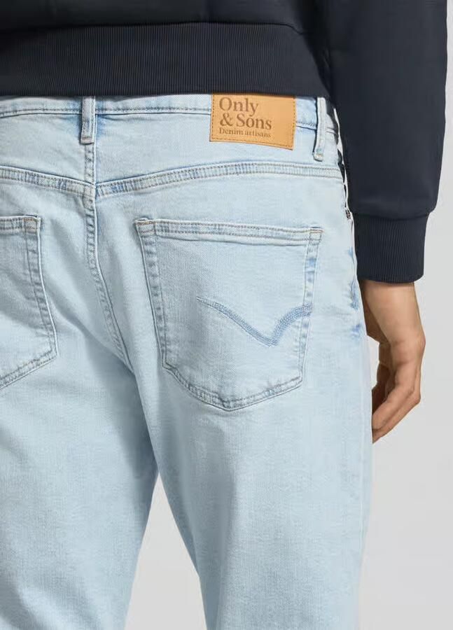 Only & Sons Slim fit jeans van katoenmix model 'WEFT' - Foto 2