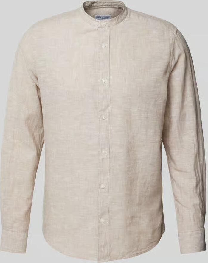 ONLY & SONS Overhemd met lange mouwen ONSCAIDEN LS SOLID LINEN MAO SHIRT NOOS - Foto 3