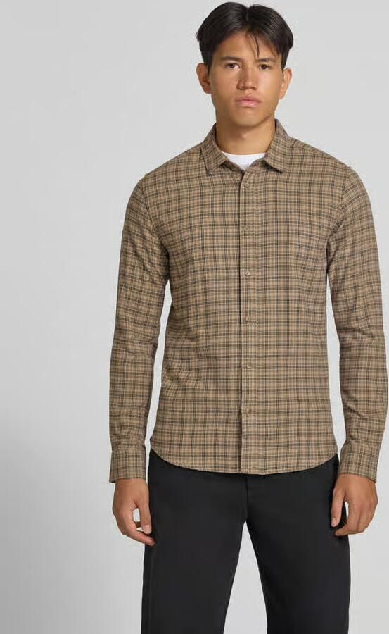 Only & Sons Slim fit vrijetijdsoverhemd van 100% katoen model 'GUDMUND' - Foto 3