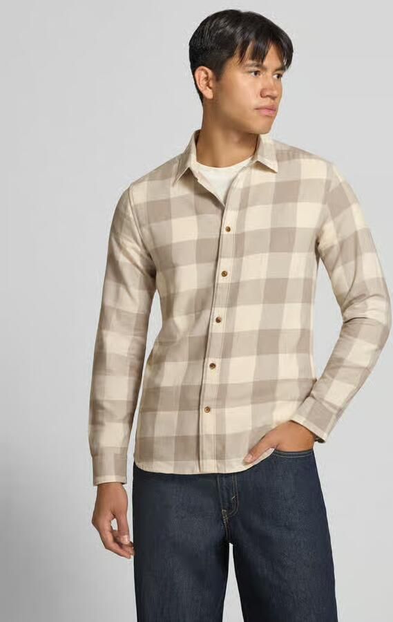 Only & Sons Regular fit vrijetijdsoverhemd met kentkraag model 'GUDMUND' - Foto 2