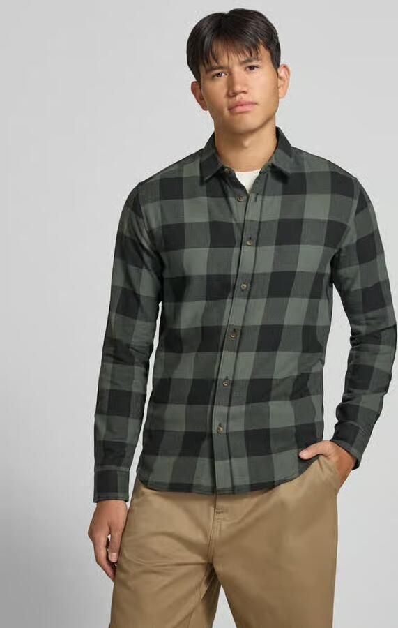 Only & Sons Slim fit vrijetijdsoverhemd van 100% katoen model 'GUDMUND' - Foto 2