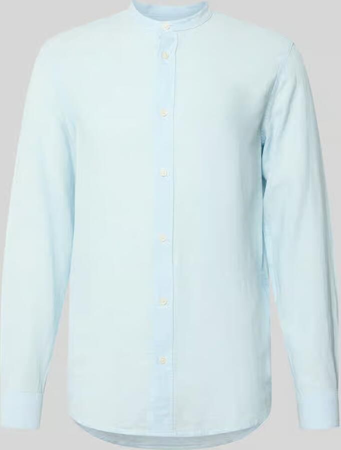 Only & Sons slim fit vrijetijdsoverhemd van mix van katoen en linnen model 'CAIDEN' - Foto 2