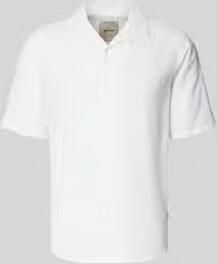 Only & Sons slim fit vrijetijdsoverhemd van mix van katoen en linnen model 'CAIDEN' - Foto 13