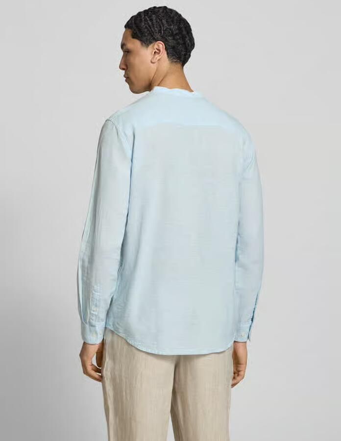 Only & Sons slim fit vrijetijdsoverhemd van mix van katoen en linnen model 'CAIDEN'