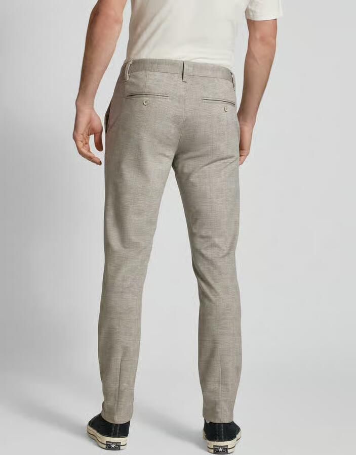 Only & Sons Slim tapered stoffen broek met steekzakken model 'MARK' - Foto 3