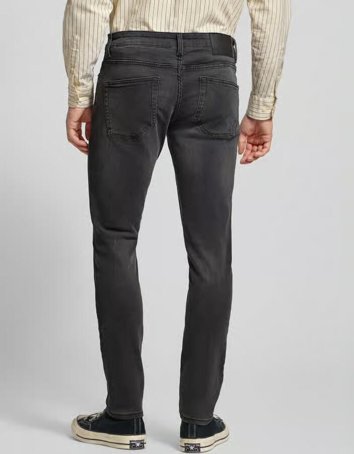 Only & Sons Slim fit jeans Met zwarte wassing loom Black Heren - Foto 3