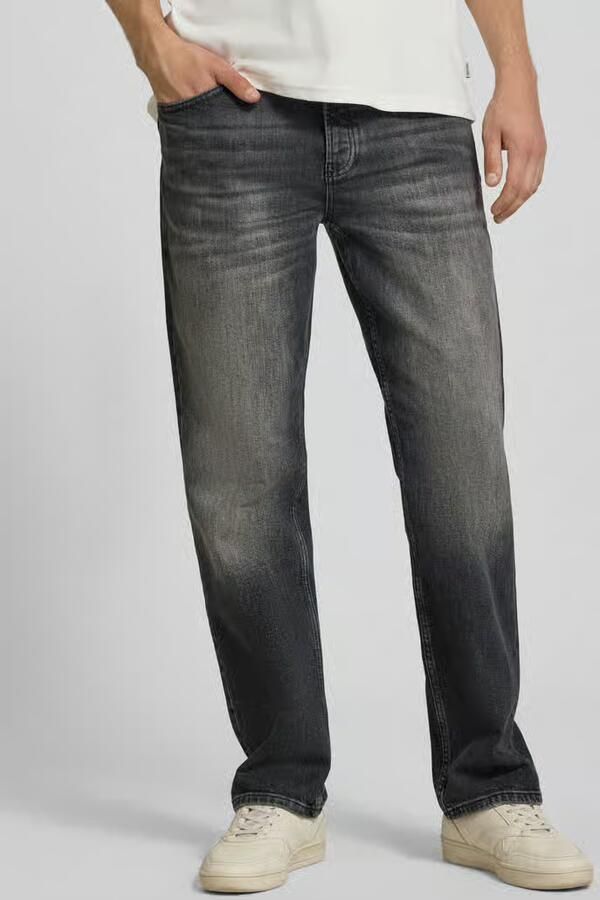 Only & Sons straight fit jeans van katoenmix model 'EDGE PERFORMANCE WB 38' - Foto 7