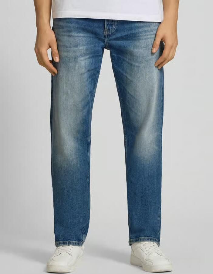 Only & Sons straight fit jeans van katoenmix model 'EDGE PERFORMACE DMB 6' - Foto 6