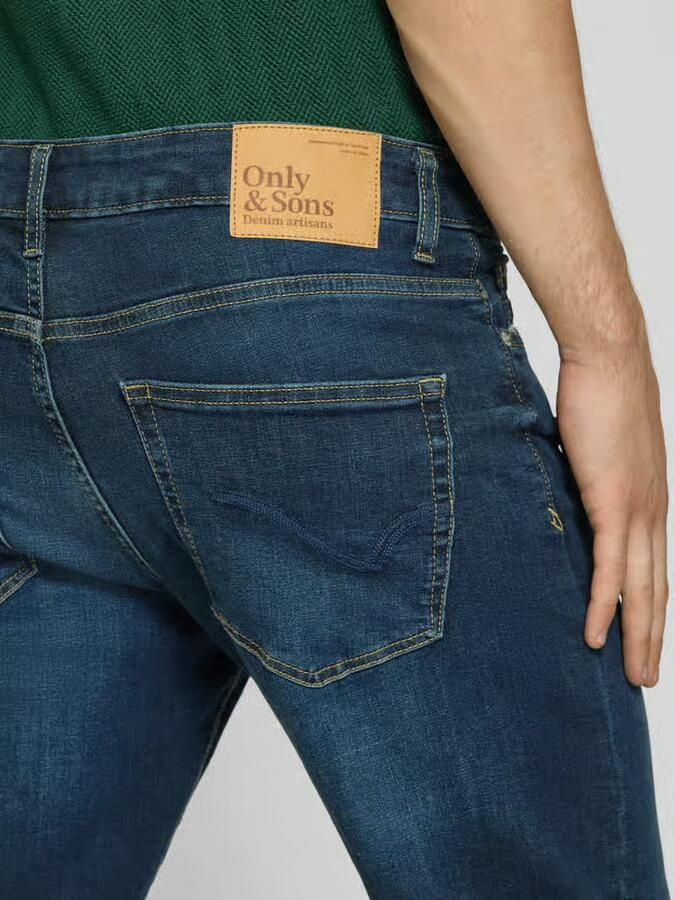 Only & Sons straight fit jeans van katoenmix model 'WEFT' - Foto 5
